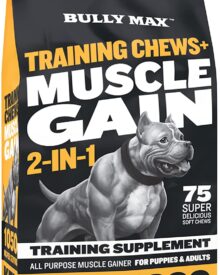 2 in 1 Muscle Building Chews for Dogs- Bullymax chews